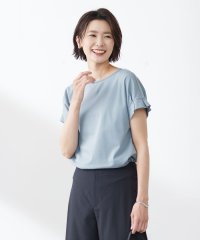 J.PRESS LADIES/【WEB限定カラーあり・接触冷感・UVケア】コンパクトコットンスムース タックスリーブ カットソー/505405522