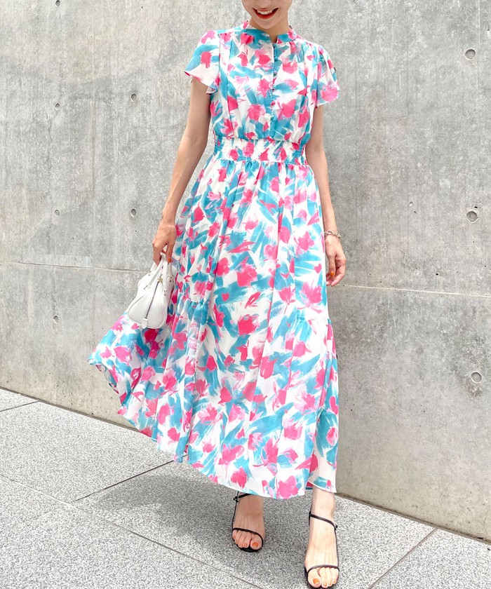 【新品】NOLLEY'S Sophi 花柄ロングワンピース　28,600円 新品】NOLLEY'S Sophi 花柄ロングワンピースノーリーズ