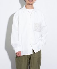 GLOSTER/【GLOSTER/グロスター】キルトポケットシャツ レギュラーカラー (無地/チェック)/505405241