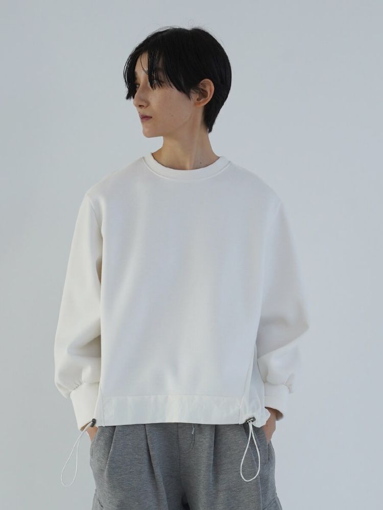 クーポン】ラシュッド LASUD 異素材ボンディングPO (offwhite