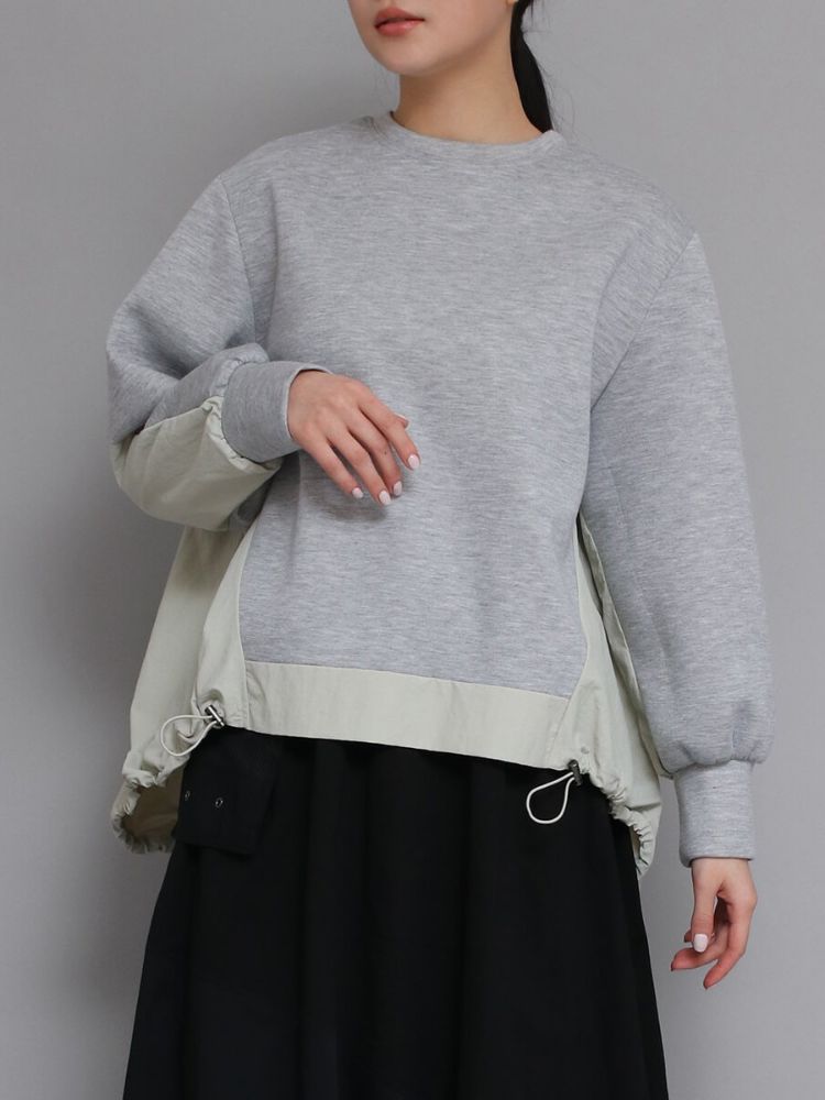 クーポン】ラシュッド LASUD 異素材ボンディングPO (offwhite