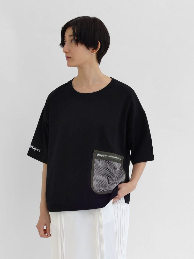 セール】ラシュッド LASUD メッシュポケットデザインカットソー