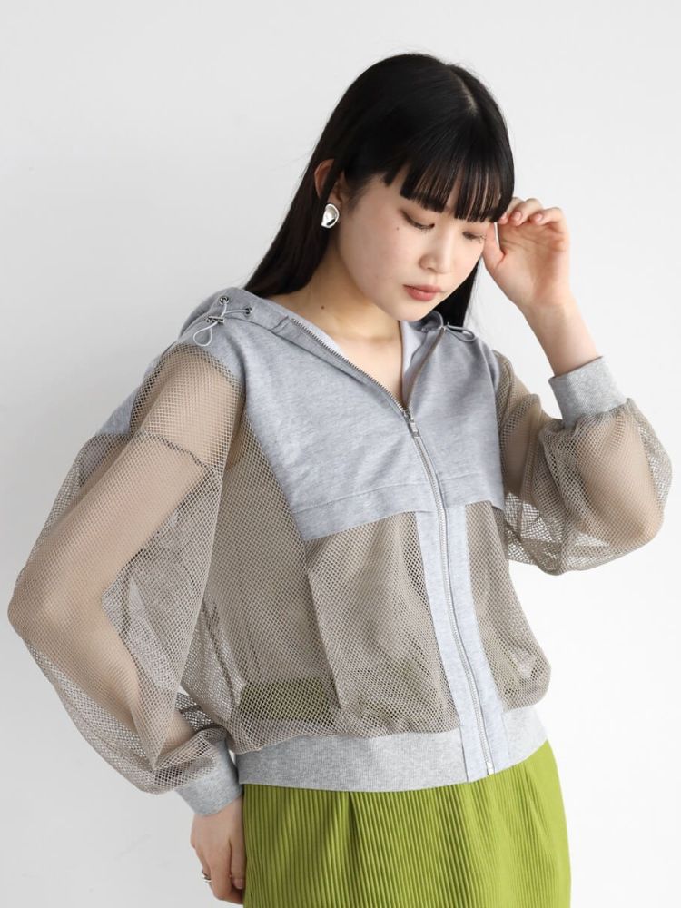 最大80％オフ セール 48%OFF】ラディエイト RADIATE メッシュジップパーカー トップス