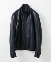 MICHEL KLEIN HOMME/シングルライダースレザーブルゾン/505410338