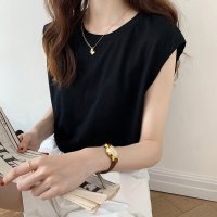 miniministore/フレンチスリーブ Tシャツ白黒レディース/505410944