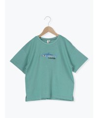 Samansa Mos2 Lagom/サメ刺繍Tシャツ/505411237
