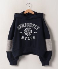 byLOVEiT/袖ボア切替パーカー/505386266
