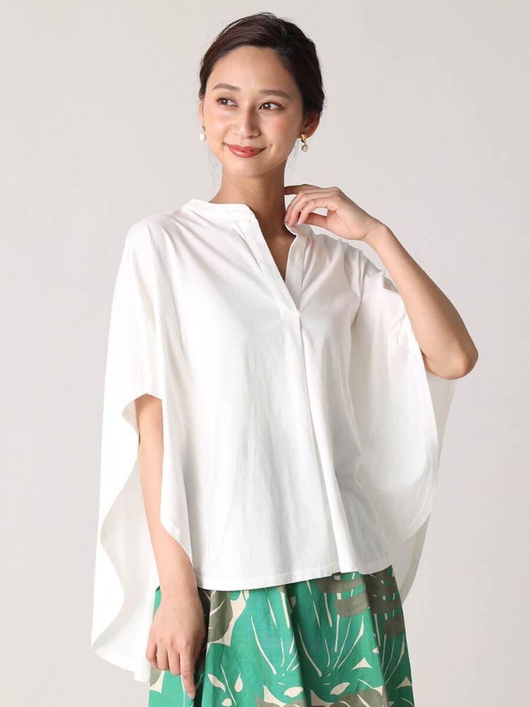 【新品未使用】 FENNEL キーネックコットンカットソー セール】フェンネル FENNEL キーネックコットンカットソー