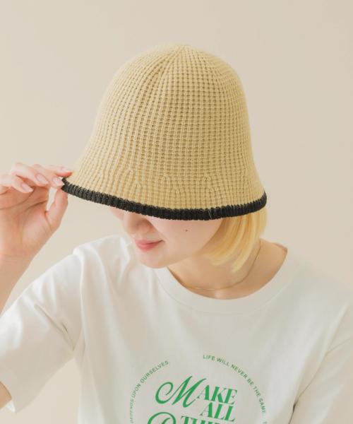 セール 60%OFF】バイカラーラインハット(505412338) | スメリー