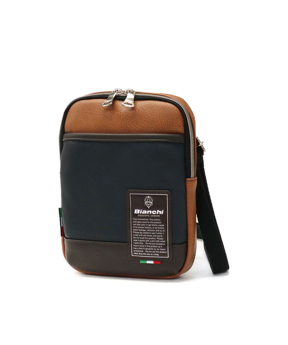 Bianchi ショルダーバッグ 5点セット　チェレステ/ホワイト Bianchi - Q53 Bianchi ショルダーバッグ 鞄 shoulder bagの通販