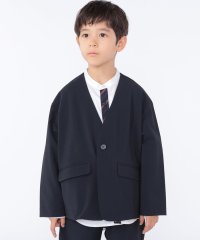 SHIPS KIDS/SHIPS KIDS:100～130cm /〈多機能〉ネイビー ノーラペル ジャケット/505413409