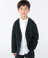 SHIPS KIDS/SHIPS KIDS:100～130cm /〈多機能〉ブラックウォッチ ノーラペル ジャケット/505413823