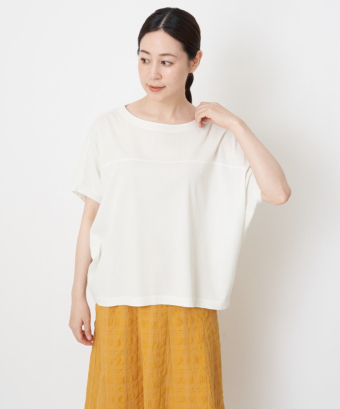 セール 50%OFF】[洗える]ビワコットンプルオーバー(505413919