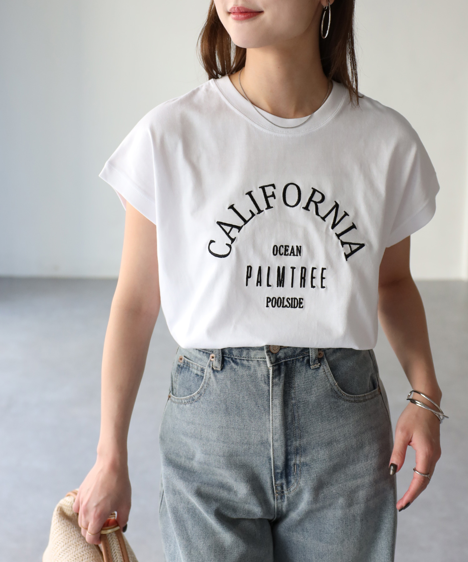 セール】ロゴ刺繍フレンチTシャツ(505297940) | リベリー(Riberry) - d
