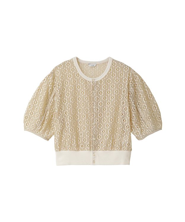 セール】VINTAGE LACE MINI PUFF CARDIGAN(505389224) | クラネ(CLANE