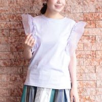 Sawa a la mode/サワアラモード Sawa a la mode レディース トップス カットソー 黒 ブラック グレー パープル/505414070