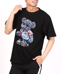 LUXSTYLE/RUMSODA(ラムソーダ)ベアプリントBIG天竺Tシャツ/Tシャツ メンズ 半袖 テディベア プリント クマ アロハ/505414294