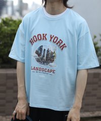 HOOK/フック HOOK HOOK ーoriginalー 古着風都市グランジプリント半袖TEE/505415538