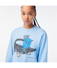 LACOSTE/『Lacoste x Netflix』 アレンジワニロゴレディースクルーネックスウェット/505416046