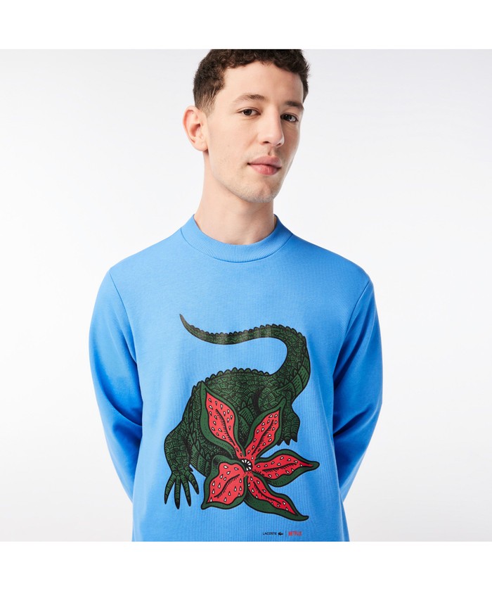 『Lacoste x A.P.C.』 クルーネックスウェット　トレーナー 限定コラボ Lacoste x A.P.C. クルーネックスウェット