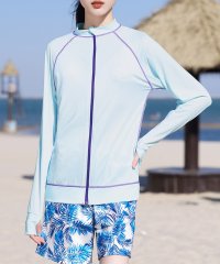 TeddyShop/テディショップ Teddyshop レディース水着 長袖フルオープンジップアップラッシュガード【返品不可商品】/505417602