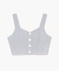 To b. by agnes b. OUTLET/【Outlet】 フロントボタンストライプビスチェ/505404336