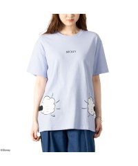 MAC HOUSE(women)/[大きいサイズ] Disney ボックスシルエット半袖Tシャツ クイーンサイズ 3285－3750/505419841