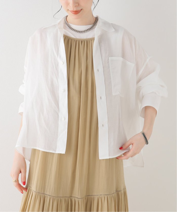 RAMIE LYOCELL WIDE シャツ(505419998) | プラージュ(Plage) - d fashion