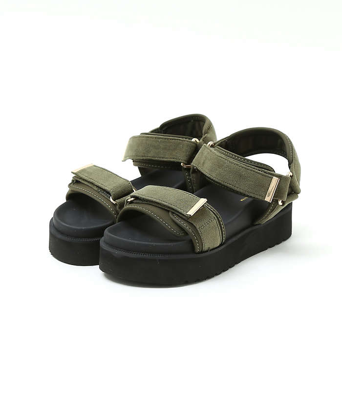セール 26%OFF】【販売店舗限定】厚底スポーツサンダル