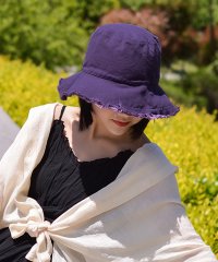 shoppinggo/ショッピングゴー shoppinggo バケットハット 帽子 UVカット 折りたためる つば広 日よけ 無地 コットン レディース 帽子 紫外線対策 サファリハ/505420034