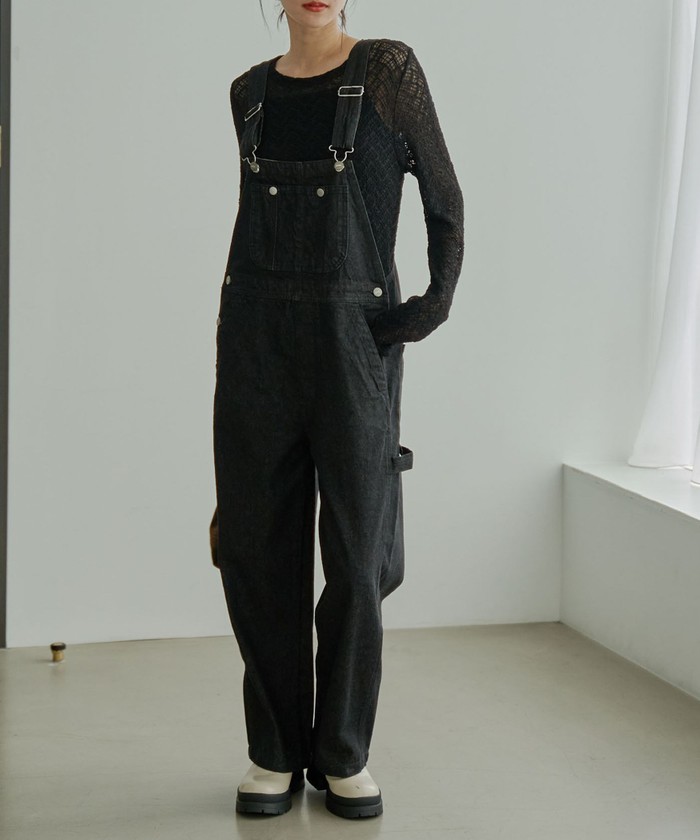 【激レア】ディッキーズ　ケンザフラットトップ　コラボ　オーバーオール　つなぎ　M Dickies Dickies×KEN THE FLATTOP（ディッキーズ×ケンザフラット