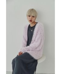 ROSE BUD/フェザーヤーンカーディガン/505421639