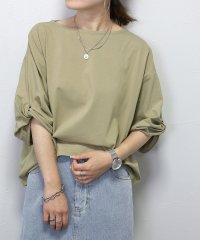 Aletta vita/アレッタ ヴィータ Aletta vita 汗染み防止加工ツイストスリーブプルオーバー/505422144