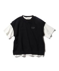 SHOO・LA・RUE(Kids) /【110－140cm/2点セット】五分袖Tシャツ+ミニ裏毛ベストセット/505422781