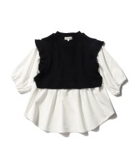 SHOO・LA・RUE(Kids) /【110－140cm】フリルベストドッキングプルオーバー/505422784