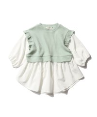 SHOO・LA・RUE(Kids) /【110－140cm】フリルベストドッキングプルオーバー/505422784