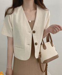 TeddyShop/テディショップ Teddyshop レディース 半袖リネンライクシャツジャケット/505424170