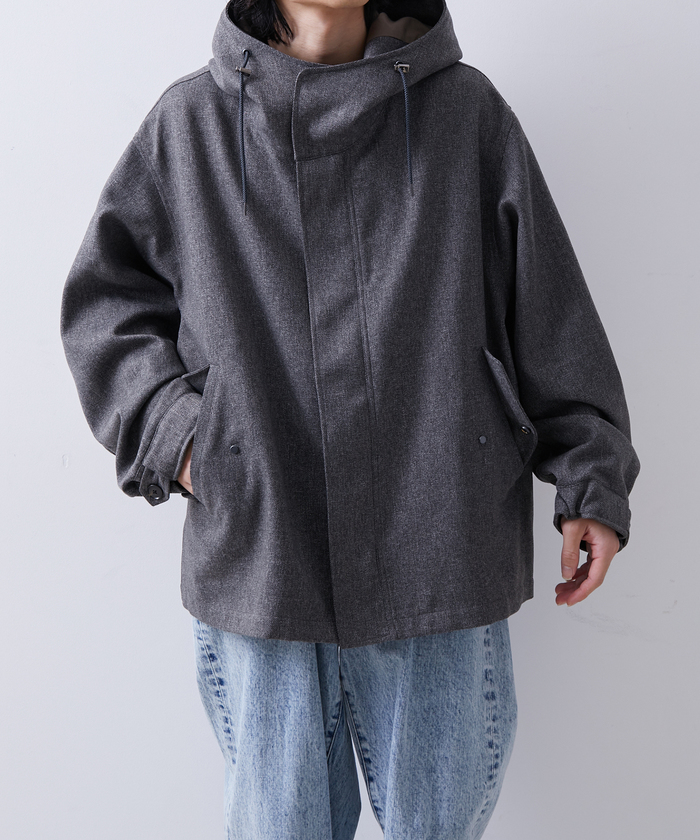 低 価格ファッション - ADAM ET ROPE サックスブルー フード付