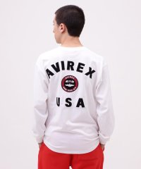 AVIREX/VARSITY LOGO L/S T－SHIRT / バーシティ ロゴ 長袖Tシャツ/ AVIRE/505424750