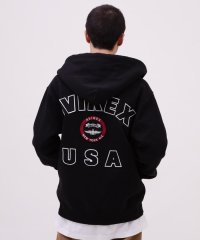 AVIREX/VARSITY LOGO SWEAT ZIP UP PARKA /バーシティ ロゴ スウェット ジ/505424752