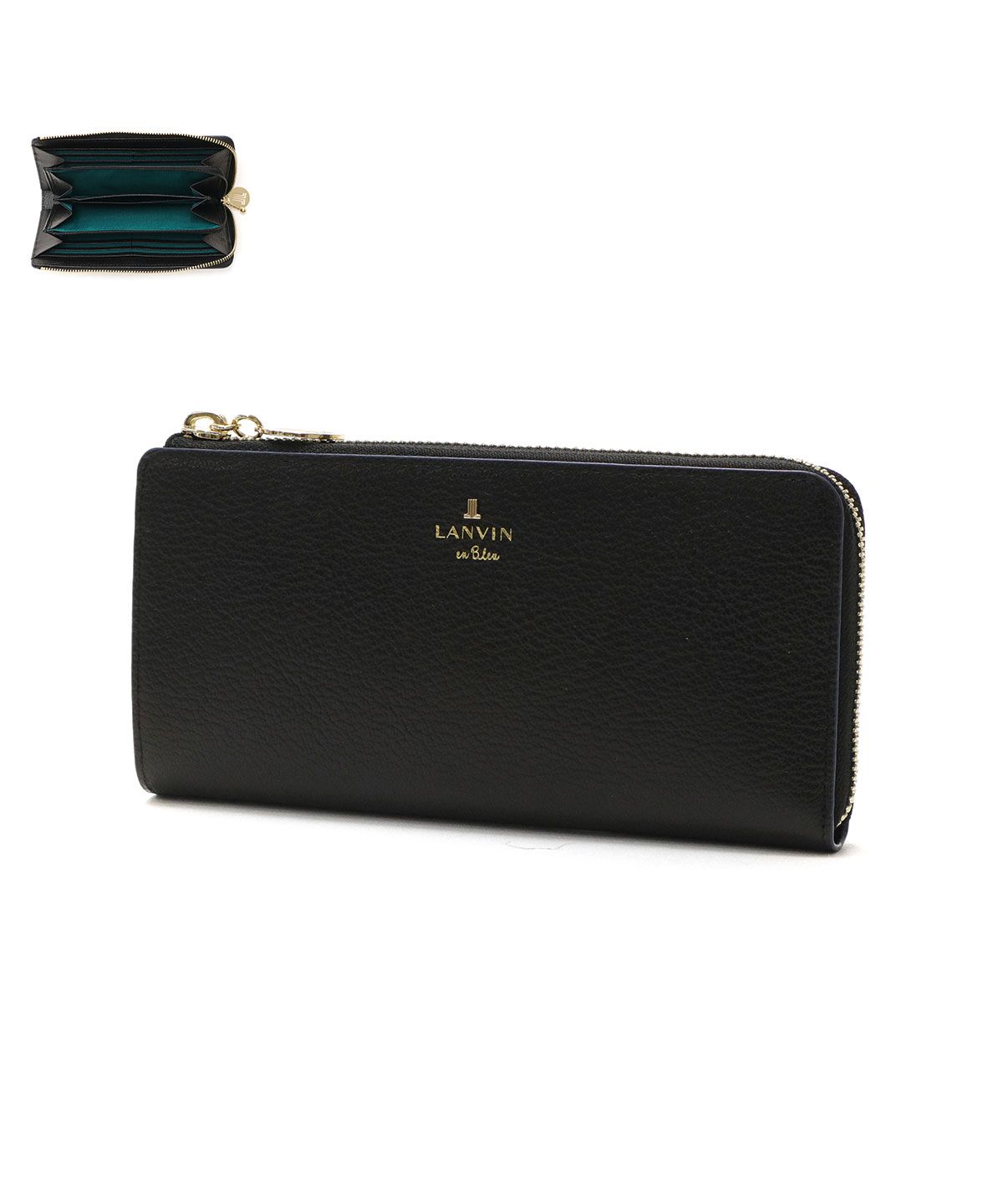 新品 LANVIN en Bleu 長財布 ヴィジュ ランバン 財布 ジップ LANVIN en Bleu 最大42%☆7/17限定 ランバンオンブルー 長財布