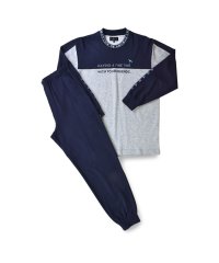 adabat/アダバット adabat ルームウェア 部屋着 パジャマ セットアップ ナイトウェア 長袖 メンズ ニット KNIT PAJAMAS グレー ネイビー 0214/505425957