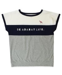 adabat/アダバット adabat アダバット adabat ルームウェア 部屋着 パジャマ ナイトウェア Tシャツ 半袖 レディース BOAT NECK TーSHIRT/505425958