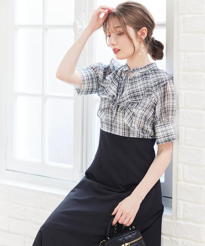 CHICWISH★シフォンストッキングラッフルワンピース☆ CHICWISH☆シフォンストッキングラッフルワンピース☆ (Chicwish