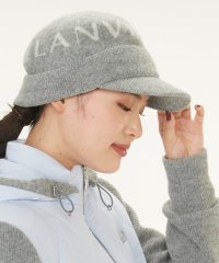 LANVIN SPORT/ラメロゴジャカードニットキャップ/505405321