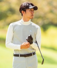 LANVIN SPORT/【宮沢氷魚着用】モックネック長袖シャツ（ストレッチ）/505410031