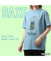  PEANUTS/ピーナッツ PEANUTS チャーリー ブラウン 半袖 Tシャツ ピグメント 音楽 ヘッドフォン 夏 フェス サークル ストリート メンズ レディース スヌーピ/505417485