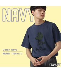  PEANUTS/ピーナッツ PEANUTS ウッド ストック 半袖 Tシャツ ピグメント 音楽 ヘッドフォン 夏 フェス サークル ストリート メンズ レディース スヌーピー /505417486