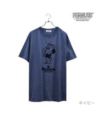  PEANUTS/ピーナッツ PEANUTS ベル 半袖 Tシャツ ピグメント 音楽 ヘッドフォン 夏 フェス サークル ストリート メンズ レディース スヌーピー SNOOPY/505417488