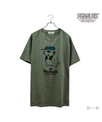  PEANUTS/ピーナッツ PEANUTS オラフ 半袖 Tシャツ ピグメント 音楽 ヘッドフォン 夏 フェス サークル ストリート メンズ レディース スヌーピー SNOOP/505417489